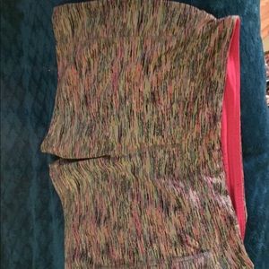 Colorful spandex shorts